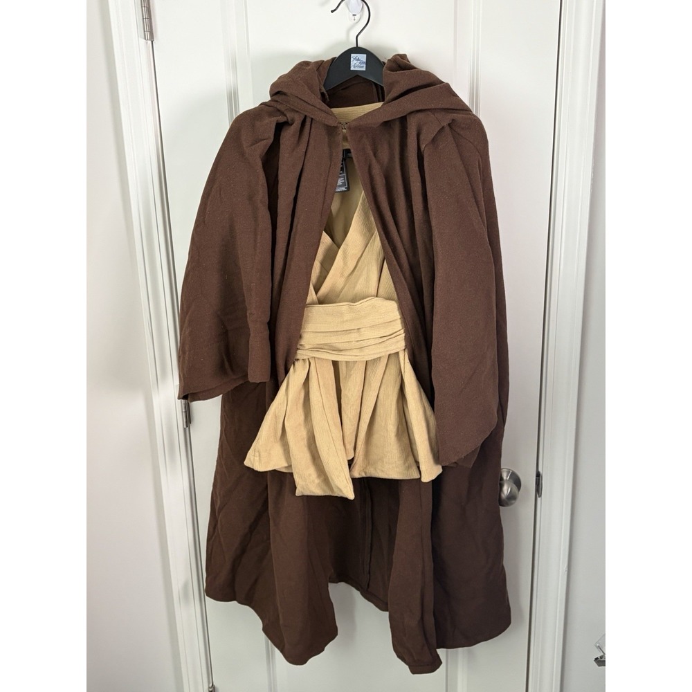 Obi-Wan Disney's Galaxy Edge Star Wars Robe&Top W/ Belt, (Top) XXS/XS (Robe) Lg